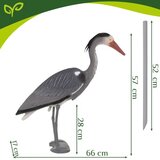 Gardlov vrtna figura čaplja na kolcu 66 cm, siva Slike