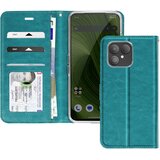 Avizar Preklopna torbica za Fairphone 6 z vgrajenim držalom za kartice in video stojalom, Turkizna, (5000014585) | Shoptok.si