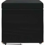  Stolica Črna 41 x 41 x 40 cm Samet in Umetno Leseno, (5000243294) | Shoptok.si
