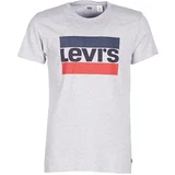 Levi's Majice s kratkimi rokavi SPORTSWEAR LOGO GRAPHIC Siva