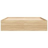 vidaXL okvir za krevet boja hrasta sonome 140x190 cm | shoptok.hr