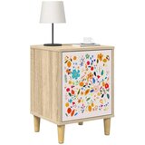 Noćni ormar MAINZ Hrast sonoma 36 x 33 x 50 cm - Cvjetni uzorak 1 | shoptok.hr