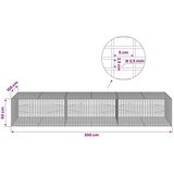  Gabion s žicom debljine 3 5 mm i mrežom 5x2 5 cm 300x100x50 cm - 100 cm 50 cm 300 cm | shoptok.hr