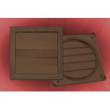  Gravitaciona ventilaciona rešetka 150x150/Ø100mm Braon 9172 | Eponuda.com