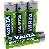 OXE Polnilec baterij AA za 6 kosov, z zaslonom in 8 kosov polnilnih baterij Varta 56706 R6 2100mAh NIMH basic | Shoptok.si