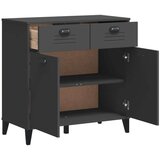  Komoda VIKEN antracit siva 80 x 40 x 80 cm od masivne borovine | shoptok.hr