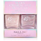 Nails Inc. 45 Second Speedy Gloss lak za nohte DUO paket odtenek Main Character Moment 2x14 ml | Shoptok.si
