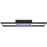  Brilliant-LED RGBW prigušiva plafonska lampa BESSON LED/20W/230V 3000-6500K crna + daljinski upravljač | Eponuda.com