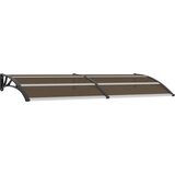 vidaXL Nadstrešnica za vrata crna 240 x 100 cm PC Cijene