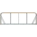  Držač za cjepanice izgledom drva 300x45x100 cm pocinčani čelik | shoptok.hr
