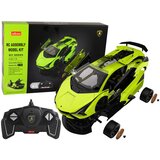  Licencirani auto na daljinsko upravljanje za sastavljanje 1:18 Lamborghini Sian - zeleni Cijene