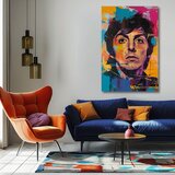  Slika PAUL MCCARTNEY - Beatles genius | 100 % izvirni akril poslikan | Shoptok.si