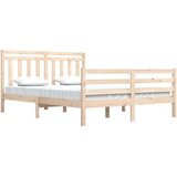  Posteljni okvir iz trdnega lesa 160x200 cm, (20708144) | Shoptok.si