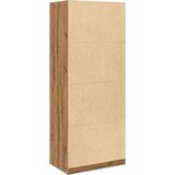 vidaXL Garderobna omara artisan hrast 80x50x200 cm inženirski les | Shoptok.si