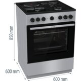 Gorenje kombinovani šporet GK6B41SD