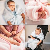 MimiNu InterBaby dekica i vreća za spavanje 80x90 cm Oblak plava | shoptok.hr