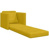 Krevet na razvlačenje Tamno žuta 74 x 77 x 81 cm Baršun | Eponuda.ba