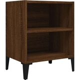 Nočna omarica z nogami 2 kosa rjav hrast 40x30x50 cm, (20734751) | Shoptok.si