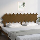 Uzglavlje za krevet boja meda 196x3x80,5 cm masivna borovina | shoptok.hr