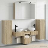  Set namještaja za kupaonicu 6 kom. Hrast sonoma | shoptok.hr