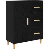 vidaXL Kreveta Crni hrast 34 x 69.5 x 90 cm Konstruirano drvo | shoptok.hr