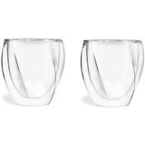 Vialli Design Šalice u setu 2 kom za cappuccino/s dvostrukom stijenkom 250 ml Cristallo – | shoptok.hr