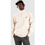 Carhartt WIP Half Zip American Script Half-Zip Pulover moonbeam Cene