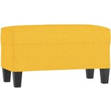 vidaXL Klupa Svjetložuta 70 x 35 x 41 cm od tkanine - Svjetložuta 70 x 35 x 41 cm | shoptok.hr