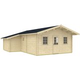 Male kuće Drvena kuća CERVINO 650 &amp;times; 776 cm &amp;ndash; bez zavr&amp;scaron;nog krovnog pokrova Slike