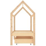  Okvir za dječji krevet s ladicom 70x140 cm od masivne borovine | shoptok.hr