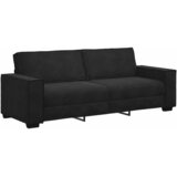  Trosjed Kauč Crni 220x78x84 cm Baršun | shoptok.hr