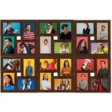 vidaXL okvir za 24 fotografije (10 x 15 cm) tamnosmeđi mdf | shoptok.hr