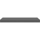  Plutajuće zidne police 4 kom sjajne sive 60 x 23,5 x 3,8 cm MDF | shoptok.hr