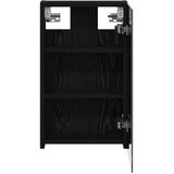  Kupaonski ormar s ogledalom Crni hrast 30 x 10,5 x 50 cm | shoptok.hr
