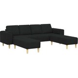  Kauč za dnevni boravak 3 pcs Crna Poliester | Eponuda.com