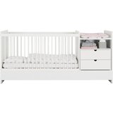 My Baby Lou OTROŠKA POSTELJICA All in One bukev masivno bela | Shoptok.si