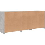  Komoda s LED svjetlima siva boja betona 162 x 37 x 67 cm | shoptok.hr