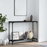 Konzolni stol crni 101 x 30 5 x 75 cm od konstruiranog drva Cijene