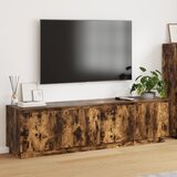 vidaXL TV kabinet s LED dimljenim hrastom 180x38x49 cm konstruirano drvo | shoptok.hr