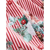 Next Obleka rjava / zelena / rdeča / bela | Shoptok.si