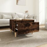  Bočni stolići 2 kom boja hrasta 50x46x35 cm konstruiranog drva | shoptok.hr