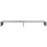 vidaXL Stalak za monitor boja betona 100x27x10 cm konstruirano drvo | shoptok.hr
