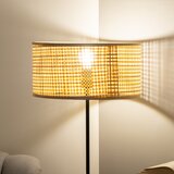  Brilagi - LED stojeća lampa CERIA 1xE27/40W/230V, prečnik 40 cm, bambus/crna | Eponuda.com