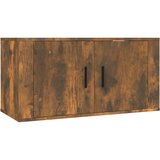 Maison Chic Stenska TV omarica - TV stojalo - Televizijska omarica dimljen hrast 80x34,5x40 cm, (21701660) Cene