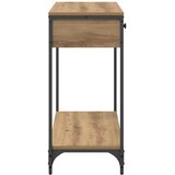  Konzolna stolica s ladicama Umjetnički hrast 75 x 34,5 x 75 cm | shoptok.hr