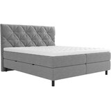 Esposa POSTELJA Z VZMETNICO 160 cm x 200 cm , tekstil siva | Shoptok.si