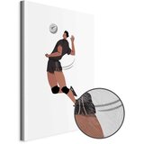  Slika - Volleyball Player on a White Background - Illustration 20x30 Premium Print | shoptok.hr