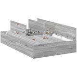  Krevet s prostorom za pohranu Sivi Sonoma 120x190 cm | shoptok.hr