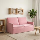  Kauč za dvoje Ružičasta 150 x 81 x 82 cm Baršun | shoptok.hr