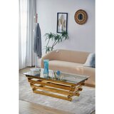 Livetastic KLUBSKA MIZA, prozorno, zlate barve | Shoptok.si
